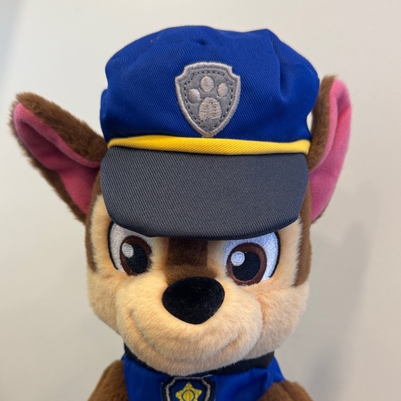 Paw Patrol CHASE German Shepard Pup Blue Uniform Plush Hand Puppet by Gund - Picture 2 of 7